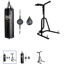 Everlast Punching Bag 3 Station Stand