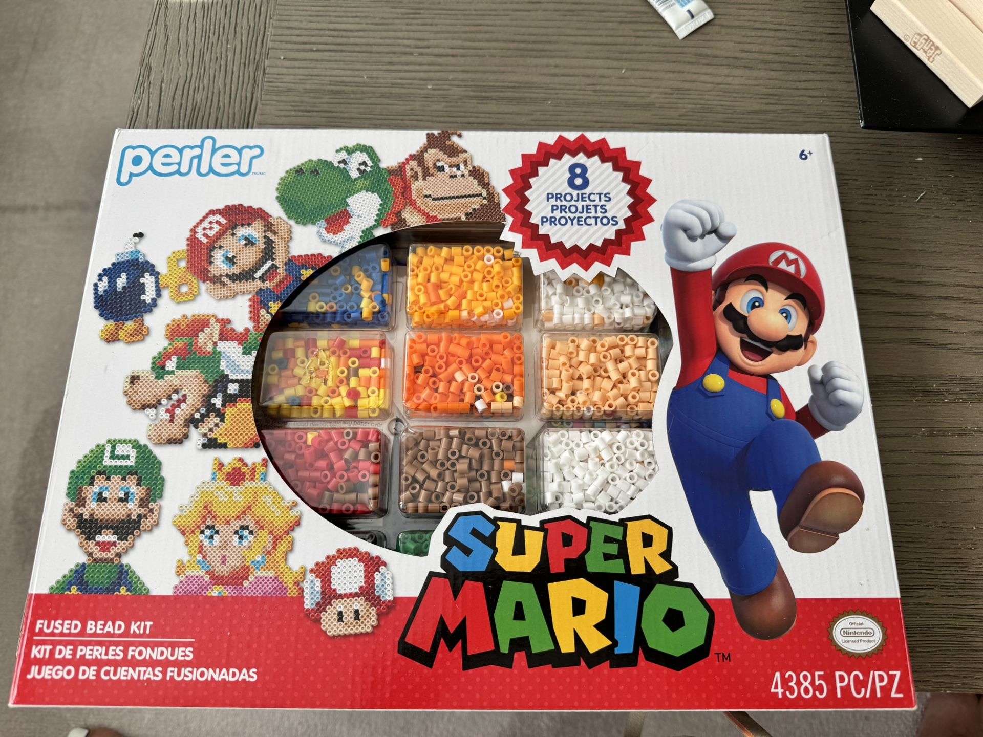 Perler Nintendo Super Mario Fused Bead Deluxe Box Kit