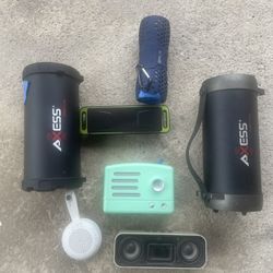 Bluetooth speakers  various prices read post