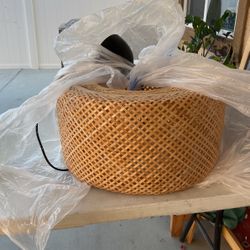 IKEA Wicker Lights 20 Inch 3 Tier Ceiling Lamp 
