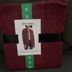 Cardigan In Color Rust Size XL