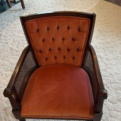 Armchair With Wicker Sides