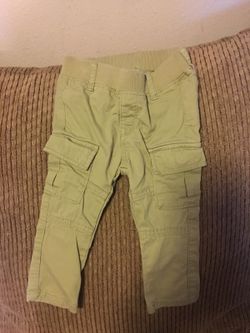 BabyGap girls cargo pants talk 12-18 months