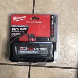 Milwaukee Red Lithium High Out Put 6.0 Batery New