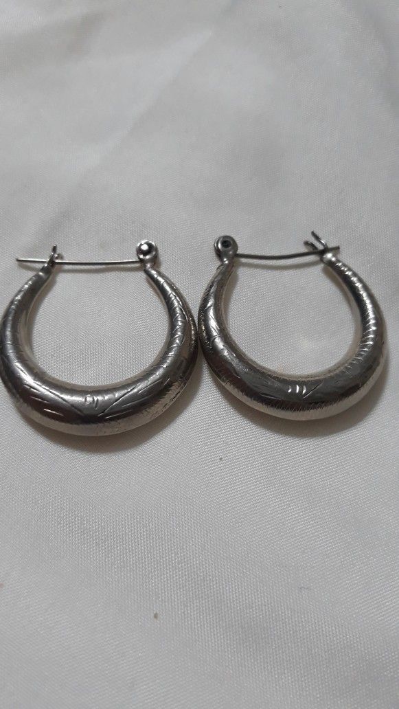 VITANGE SILVER """Hoops """
