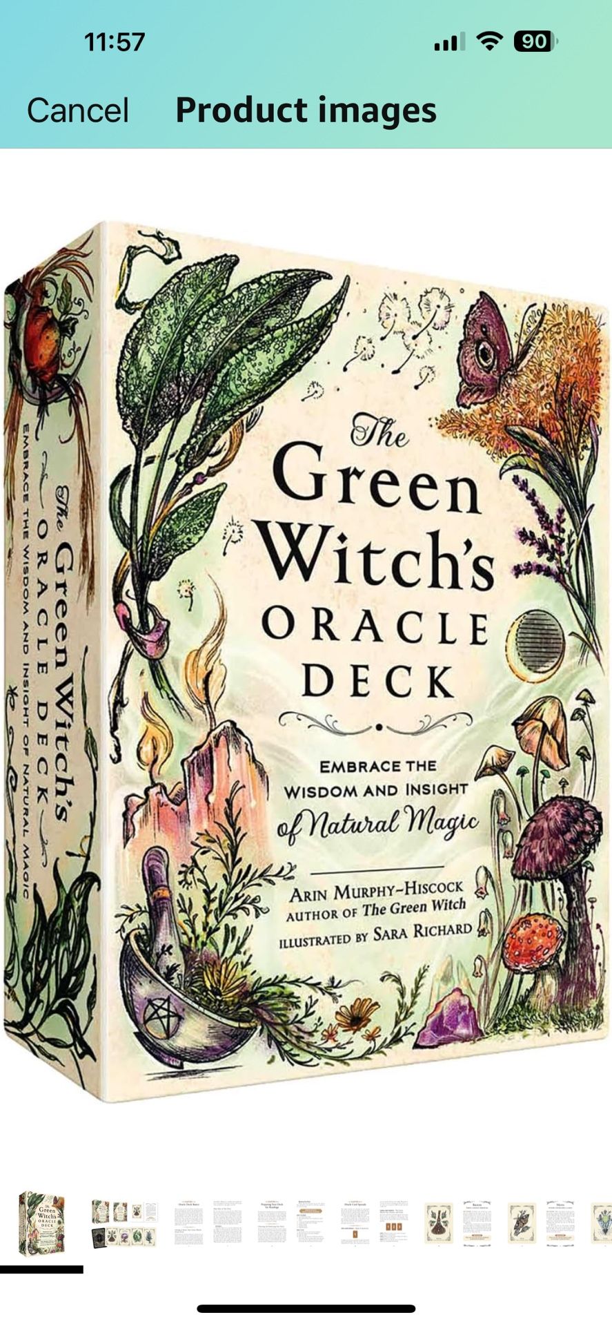 The Green Witch's Oracle Deck: Embrace the Wisdom and Insight of Natural Magic (Green Witch Witchcraft Series)