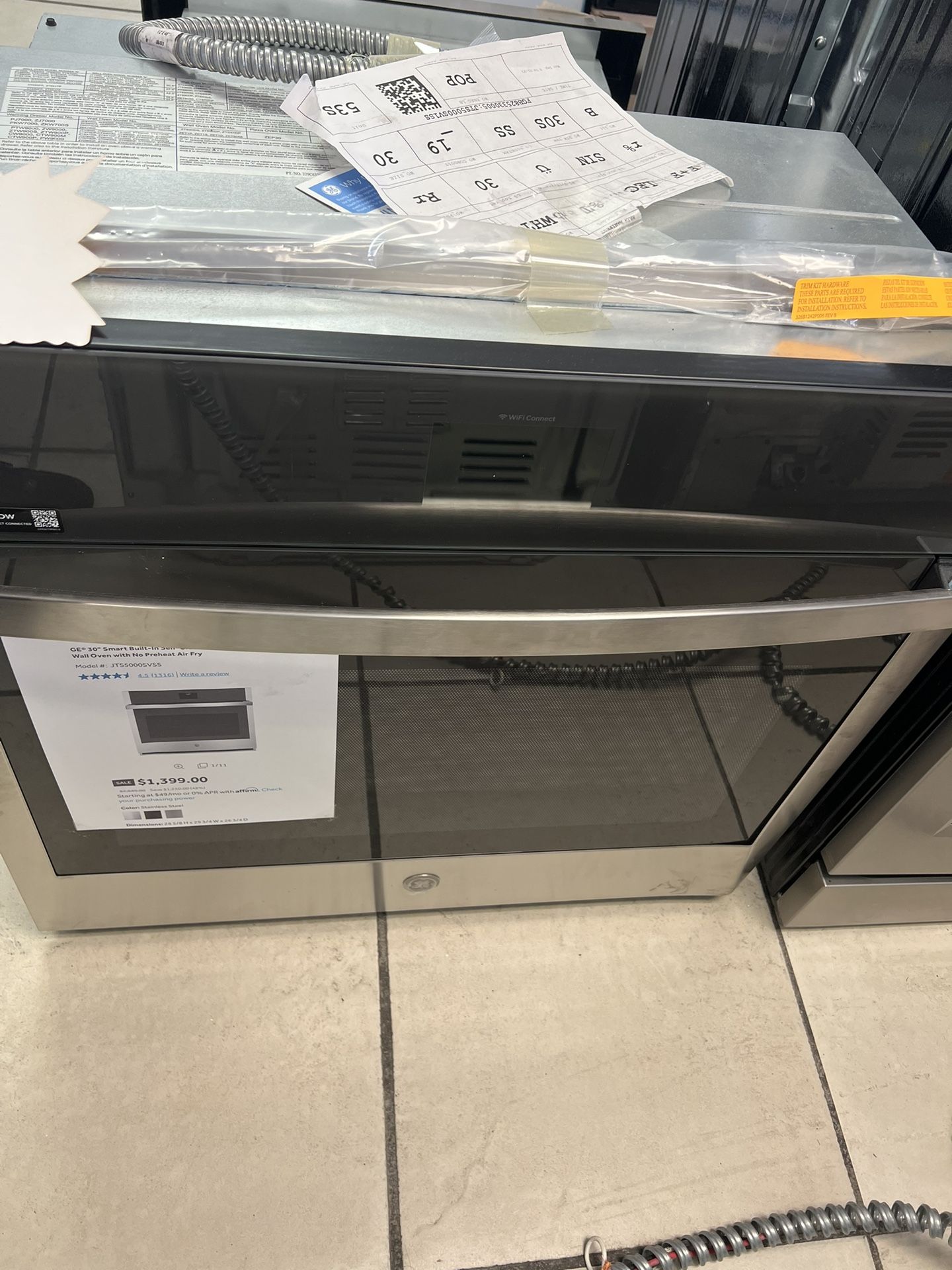 GE built-in wall oven