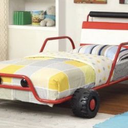 Brand New Twin Car Metal Bed