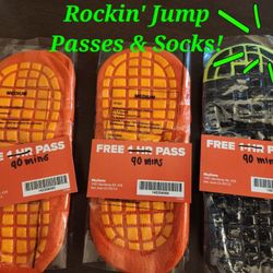 3 Rockin Jump Passes & Socks