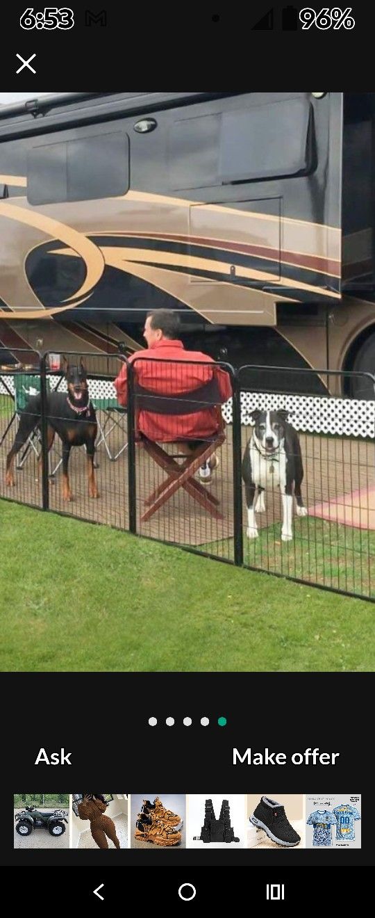 Dog Gate 42' High X 2ft. Eight Sections