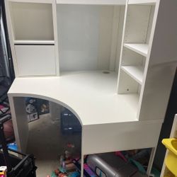 Mickie IKEA Corner Desk 