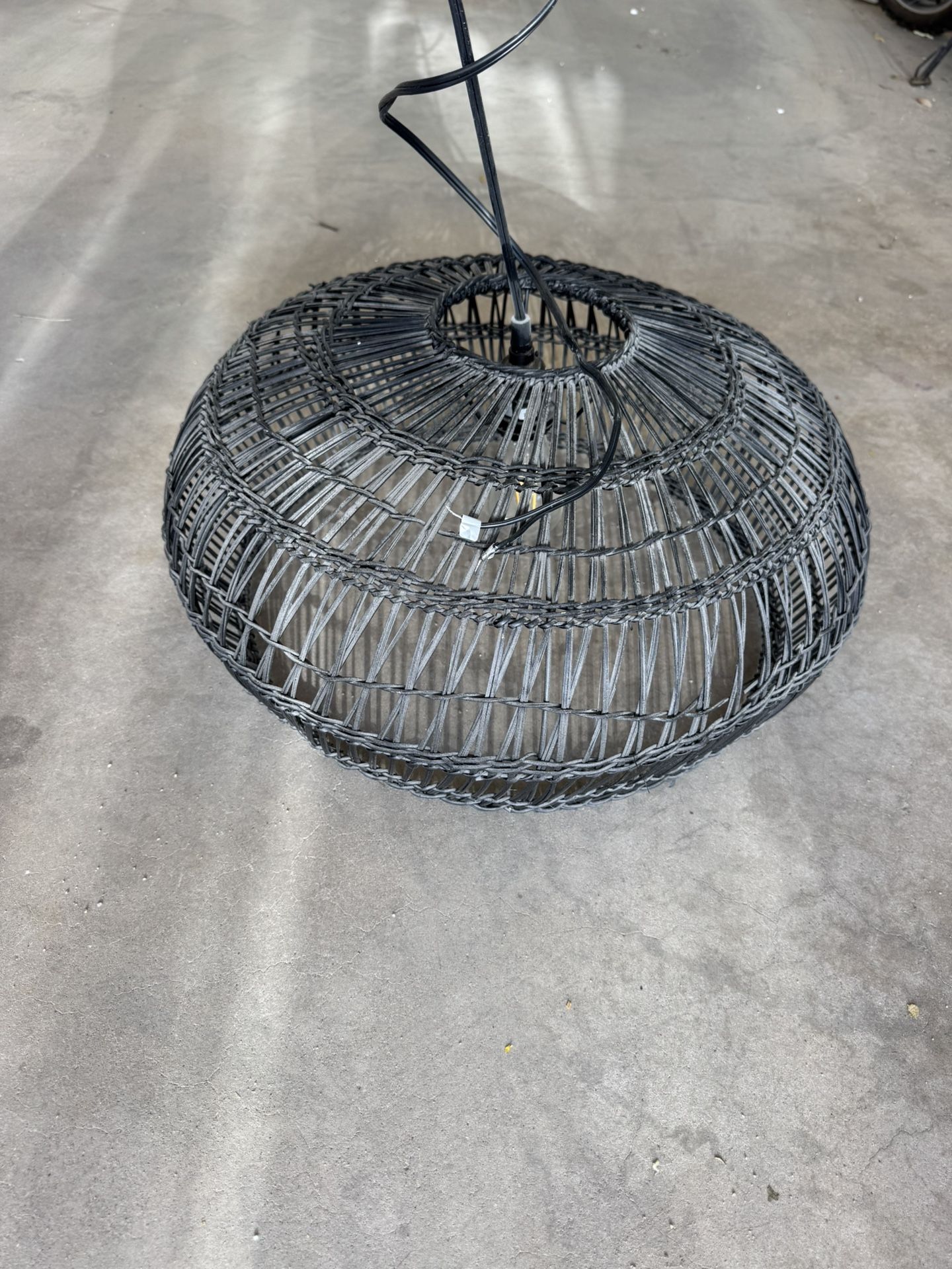 Rattan Light Fixture