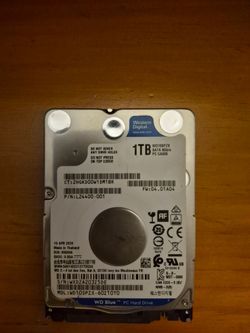 Western digital  1 tb hdd 2.5