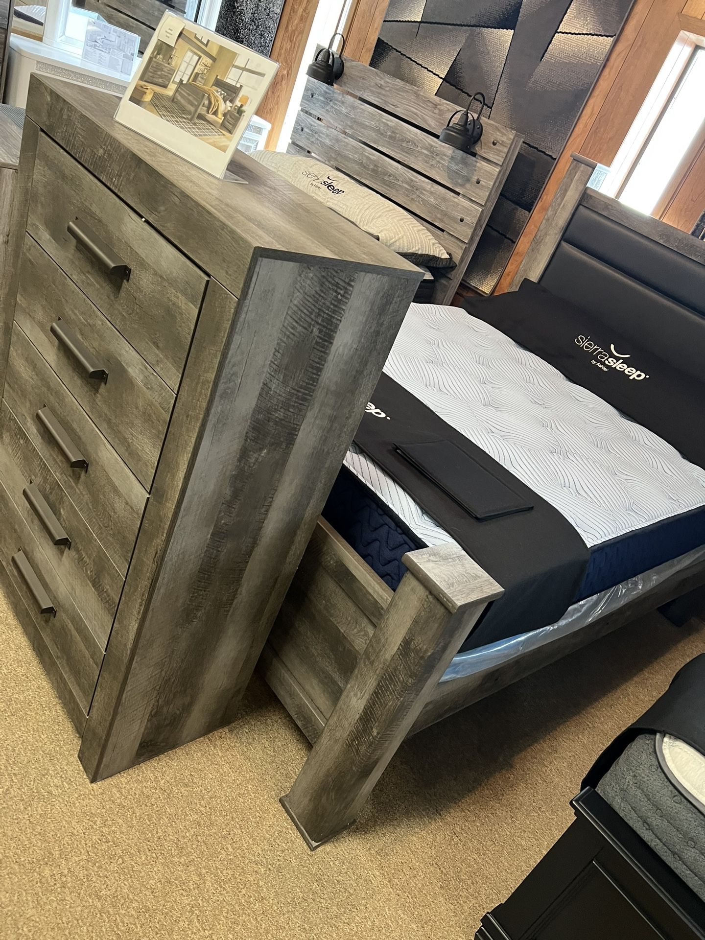 Rustic Four Piece Bedroom Suite!