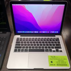 Apple MacBook Pro 13" 2015 - Intel Core i5-5257U, 8GB RAM, 256GB SSD, MacOS Monterey