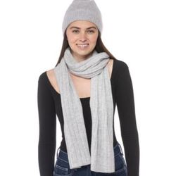 Charter Club Ribbed Cashmere Muffler - $108