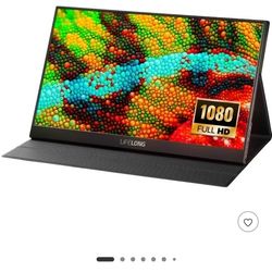 Lifelong 1920 x 1080 15.6" 1080P Portable Monitor G70-T: IPS, Built-In Speakers, 60Hz, HDMI & USB-C