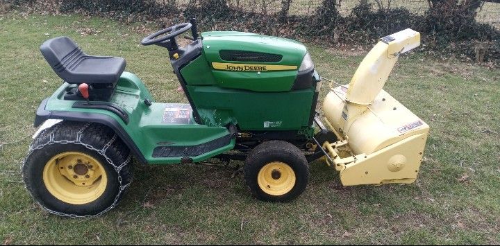 John Deere Gt262 Deck And Snowthrower