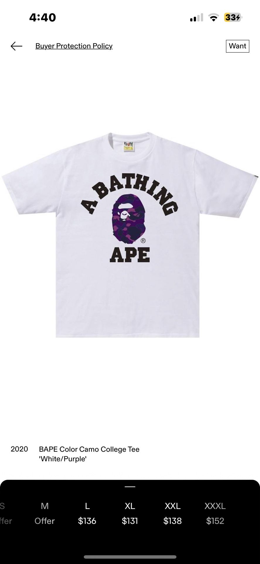 Bape shirt 