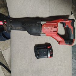 Milwaukee Sawzall W/ Battery 
