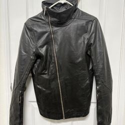 Rick Owens FW09 Bauhaus Lambskin Leather Jacket 