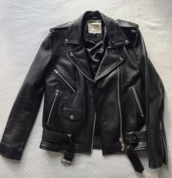 Genuine leather jacket size womens M