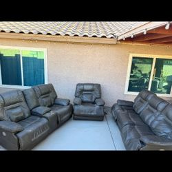 Reclining Leather Couches