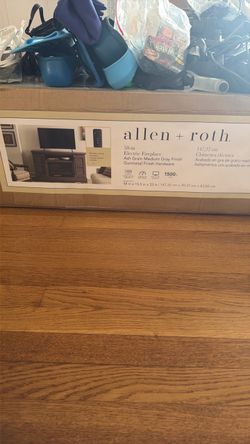 Allen + Roth Electric Fireplace