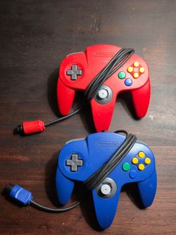 Original Nintendo 64 N64 Video Game Controllers