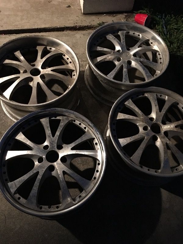 Riverside Trafficstar DTM Wheels 19x8.5 19x9.5 JDM Rare VIP