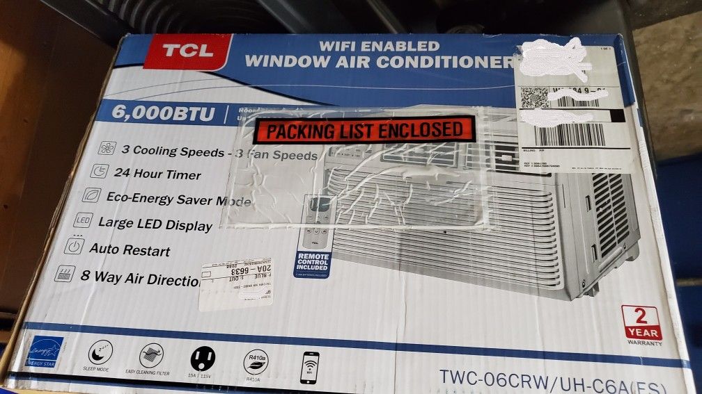 TCL Window AC 6k BTU TWC-06CRW