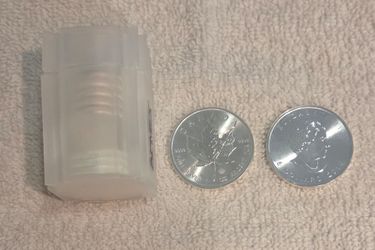 10 Canadian Silver Maple Leaf 1 oz Coins