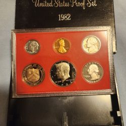 1982-S  United States Proof Set 6 Coins U.S. Mint In OGP