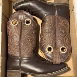 El Mayor USA Western Boots Square Toe Model Venado2 Brown Leather Color OBSC Men Size 9 