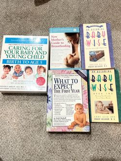 Lot of 5 Baby & Parenting Books
