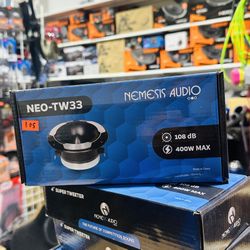Nemesis Audio NEO-TW33 4" Super Tweeters (Pair)