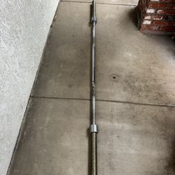 Olympic 3” Weightlifting Bar And 15 Lbs Plates 