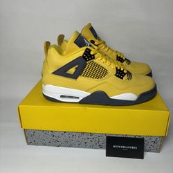 Brand New Air Jordan 4 Lightning Yellow Size 9