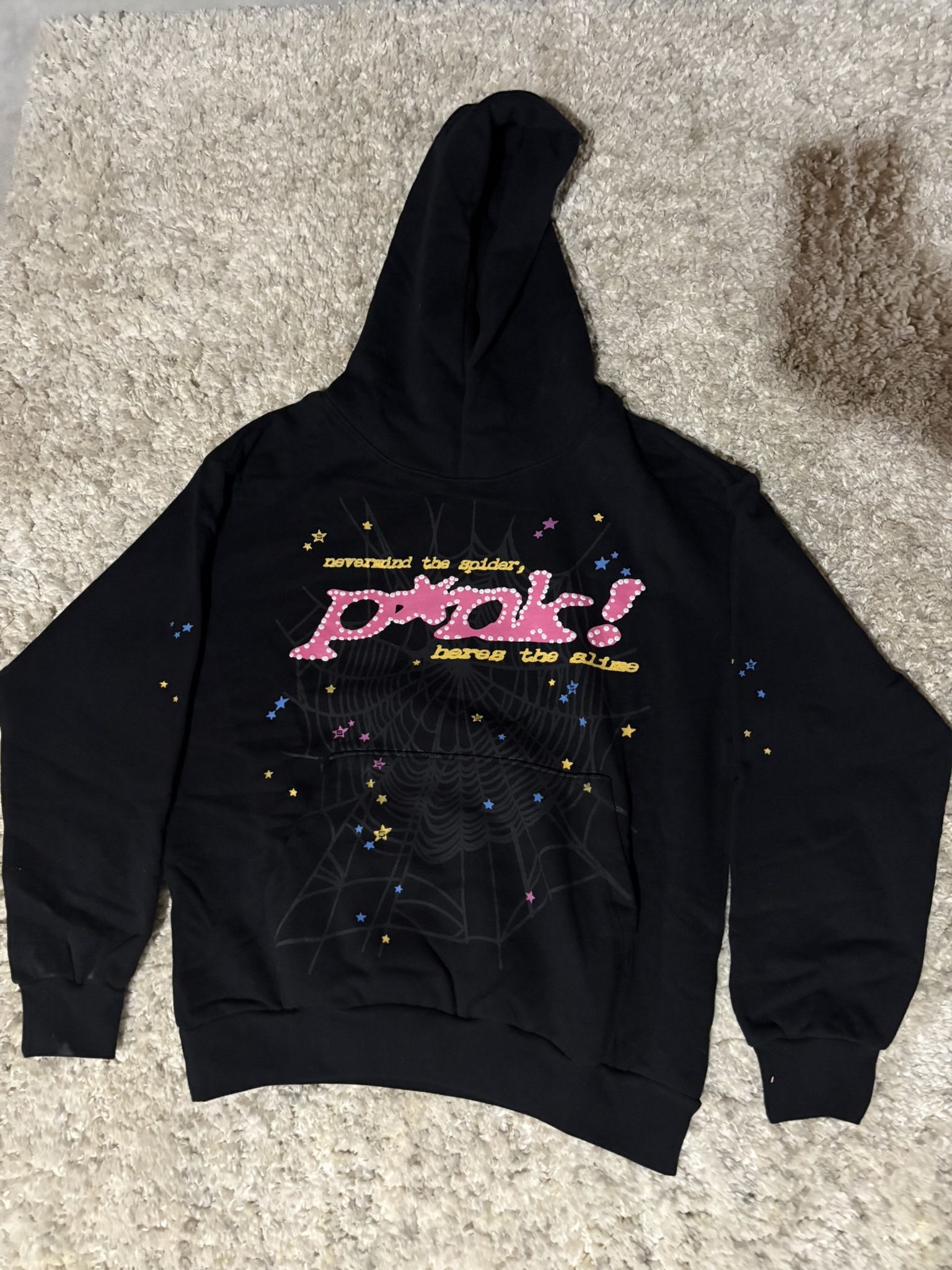 Black Punk Sp5der Hoodie