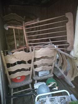 Kitchen Set  Six Chair.  (Solid Oak)