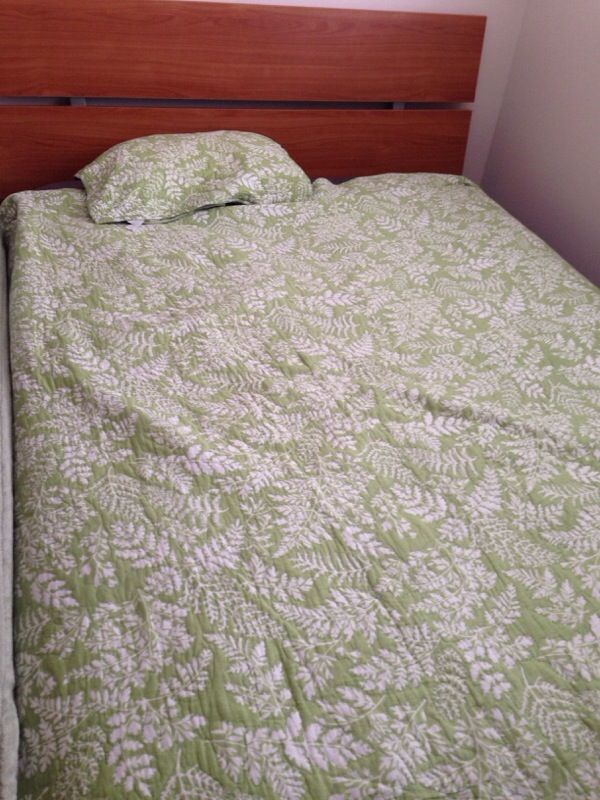 Full size bed frame & mattress