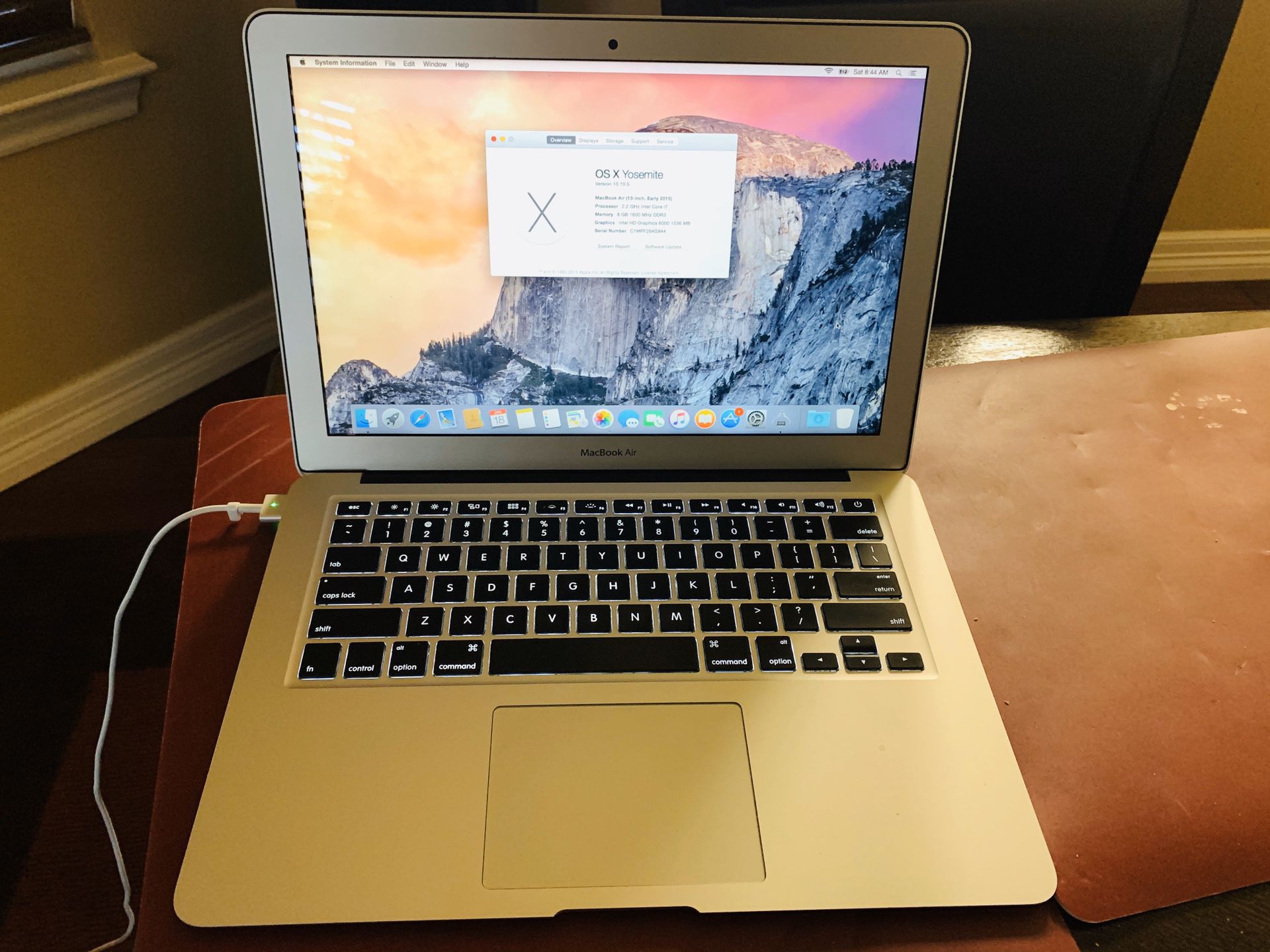 MacBook Air 13” Laptop Intel Core i7 8GB RAM 256GB SSD Yosemite 10.10
