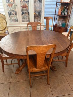 Antique wood table