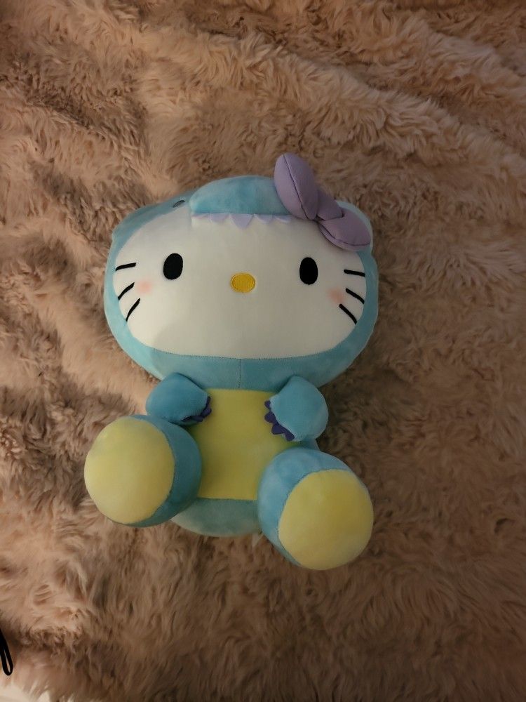 Hello Kitty Dinosaur  Plush 12.6 Inch