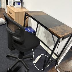 Desk And Chair 