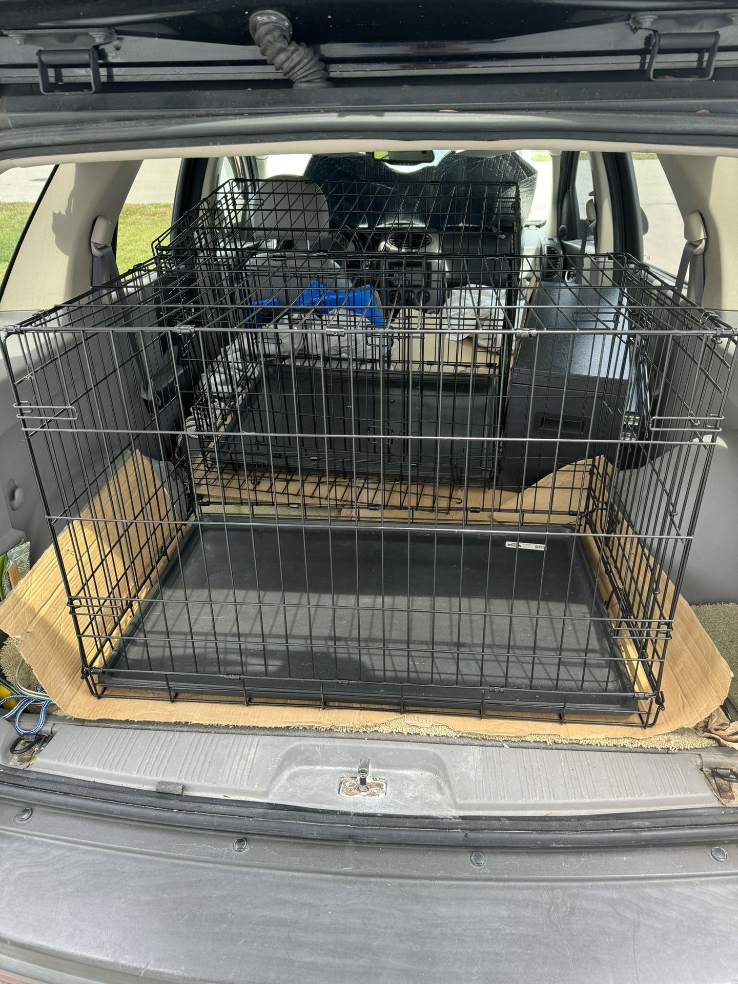 Folding Dog Kennel Cage, Various Sizes, Like NEW, Best Offer.