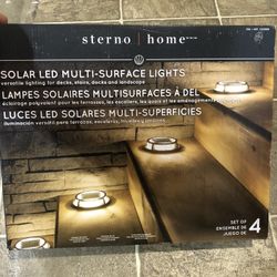 Sterno Home Solar Multi-Surface Light, 4-pack
