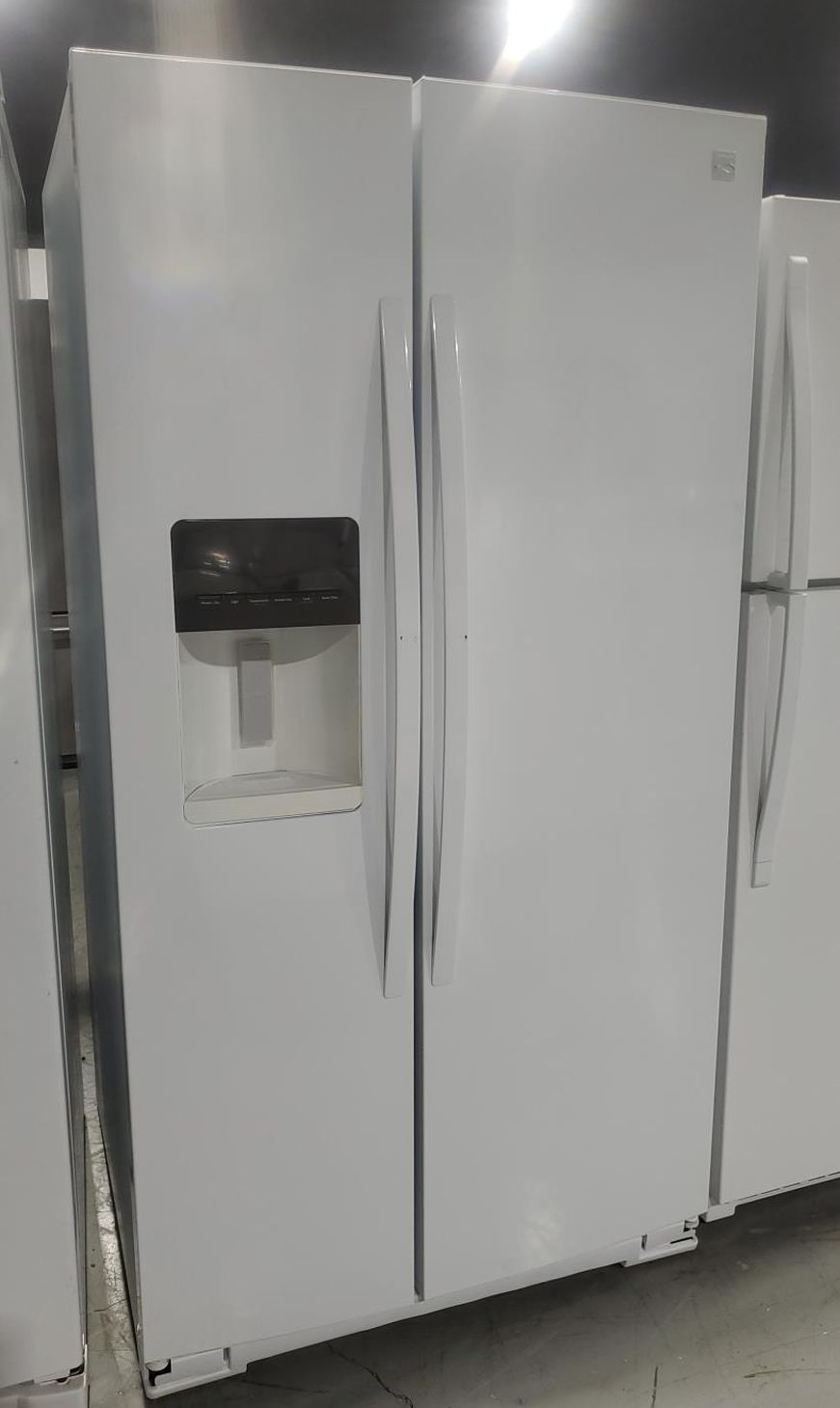 Kenmore Side-by-Side White Refrigerator Fridge
