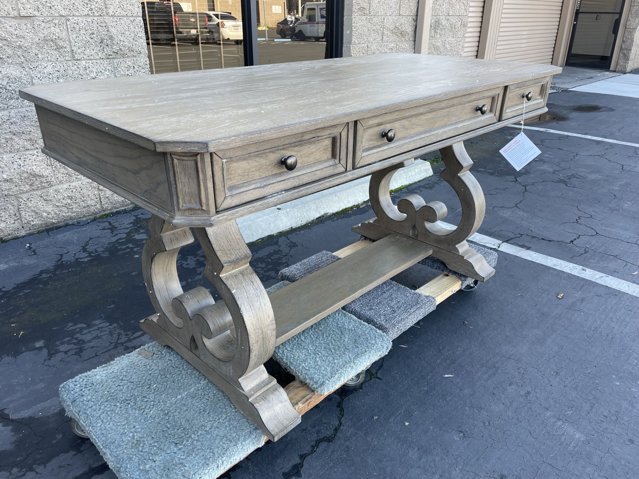 Brand New Liberty Furniture Industries Simply Elegant Writing Desk, Brown Student, School Office, Business, Home Furniture