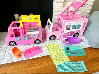 Barbie Camper + Food Truck Bundle